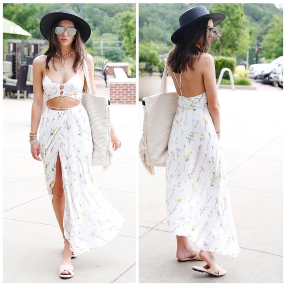 WildFox Couture Melrose Wrap Dress, Retails $268 L